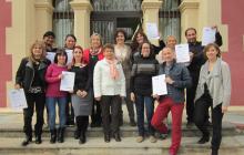 Imatge de l'acte de lliurament dels diplomes dels cursos de català del CNL a Reus