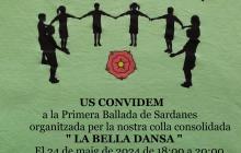 Cartell de la ballada de sardanes Colla Sardanista la Bella Dansa