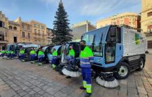 Presentació dels nous vehicles del servei de neteja viària