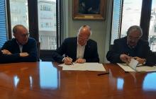 Signatura del conveni de col·laboració entre l’Ajuntament i la Fundació Mossèn Frederic Bara