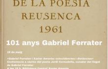 Cartell 101 anys Gabriel Ferrater