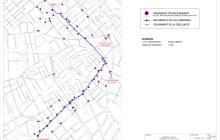 Plànol afectacions al trànsit Rua confeti Carnaval 2024