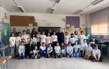 Visita programa cooperativisme escola Cèlia Artiga