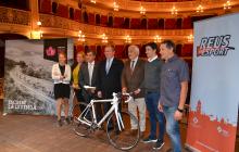 Imatge de la presentació de la Polar Gran Fondo La Mussara Reus 2016