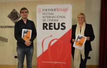 Foto de Daniel Jariod i Montserrat Caelles a la presentació del Festival Memorimage Reus 2015